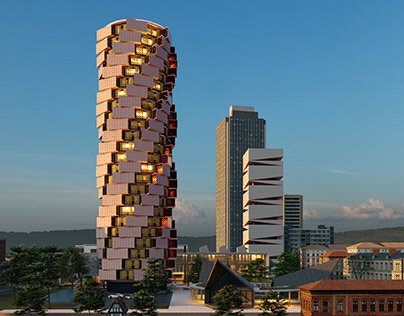 Central SK12 Concept Skyscraper Design