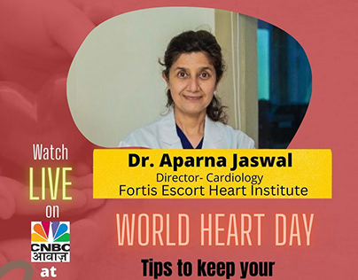 Watch Dr. Aparna Live On @cnbcawaaz at 6:00pm