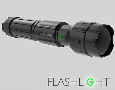 flash light design high poly 36000 point 3D model