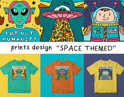 prints design ''SPACE-THEMED''