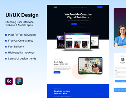 Creative website & apps design