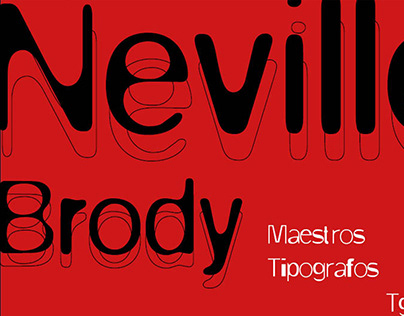 Maestros Tipógrafos| Libro Neville Brody