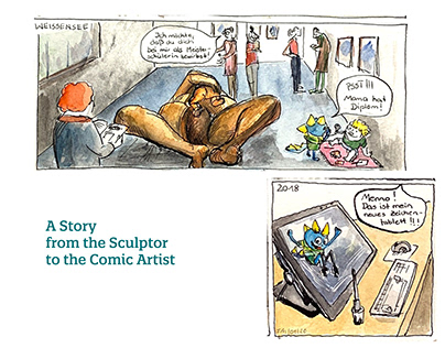 A Story from the Sculptor to the Comic Artist