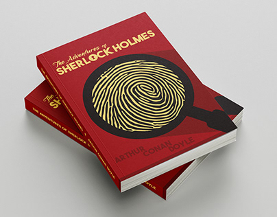 Sherlock Holmes Book Cover Design