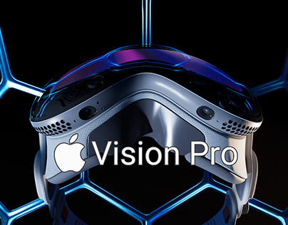 Project thumbnail - Apple Vision Pro 3d motion design