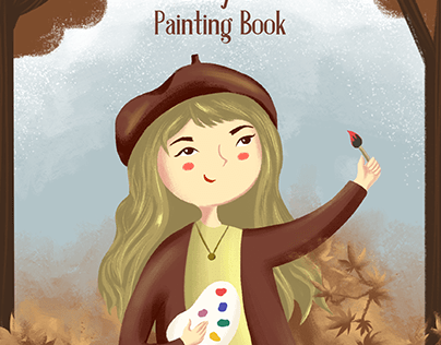 Emily's Painting Book : Cover Book Illustration