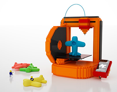 LEGO 3D Printer