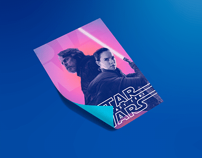 Duotone Star Wars fan-poster