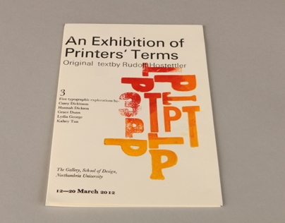 An Exhibition of Printers Terms