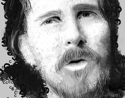 Rostro Tipografico - Christian Bale