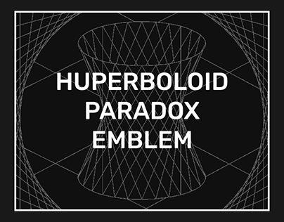 Hyperboloid paradox emblem