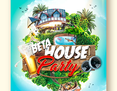 Beta House party announcement