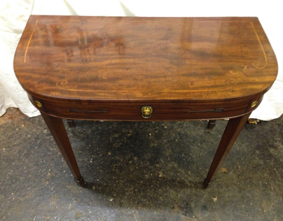 Antique mahogany decorative side table