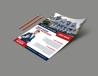 Flyer design for real estate agency | DesignoFly