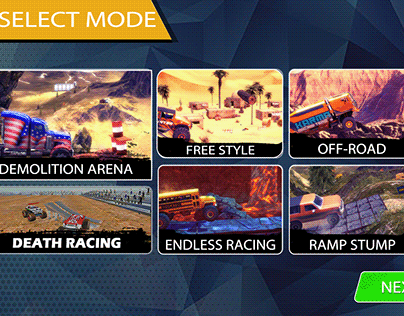 MONSTER TRUCK GAME UI