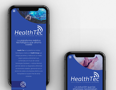 Web Design & Responsive - Health Tec