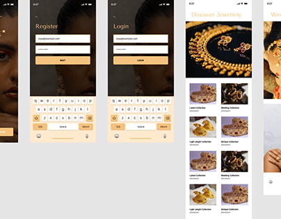 Jewellery App Design