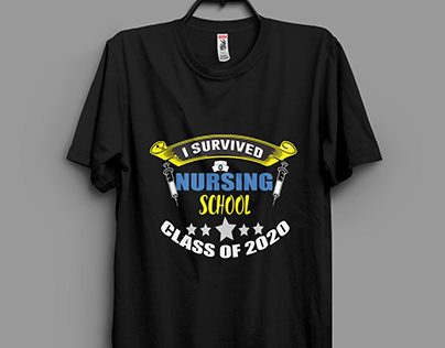 nursing t-shirt design.