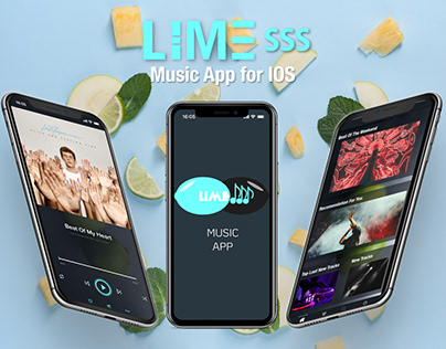 LIMESSS - UI/UX Music App for IOS