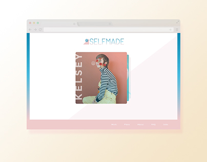 Selfmade Website Concept