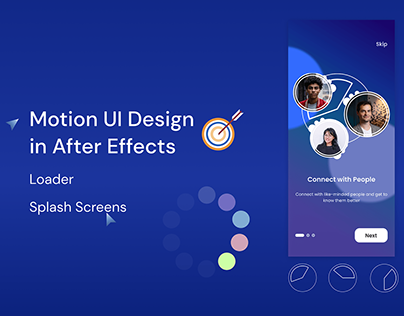 Motion UI Design (Loader & Onboarding Screens)
