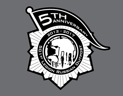 501st Russian Outpost 5th Anniversary Emblem