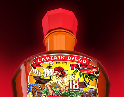 Captain Diego - Bourbon Whiskey - 18 Years