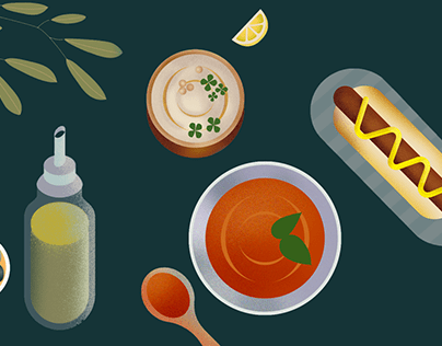 Project thumbnail - Food Illustration