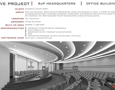 BJP HQ - Interior Design Proposal