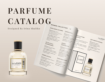 Каталог для парфюмерного бренда La'Venti