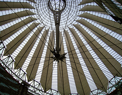 Berlin’s Glass Roof of Sony Centre