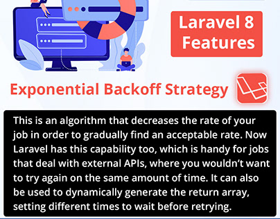 Laravel 8 Feature | Exponential backoff starategy |