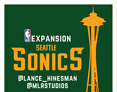 SEATTLE SUPERSONICS / NBA - concept by SOTO UD (COPIE) on Behance