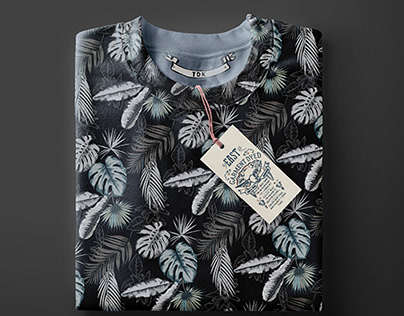 T-shirt Design. Textile pattern.