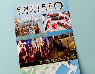 Project thumbnail - Flyer Restaurant Empire Barcelona