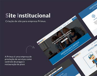 Site Institucional - Empresa Primus