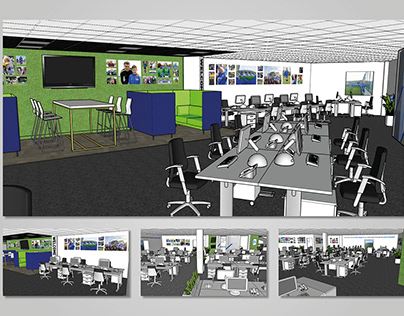 Amex Stadium Offices - 3D Architectural Visualisation