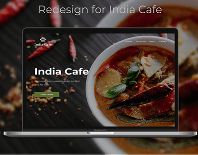 Redesign for India Cafe