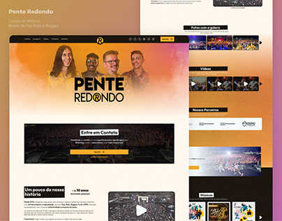 Pente Redondo - Landing Page