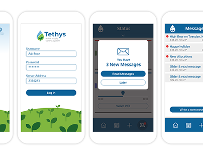 Tethys water management app