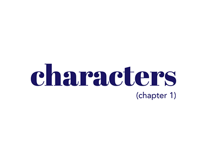Characters No.1