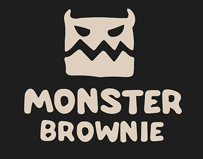 Monster Brownie - Diseño de marca