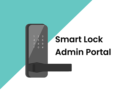 Smart lock Admin Portal UI Design
