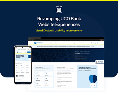 Revamping UCO Bank Website Experience • UX Case Study