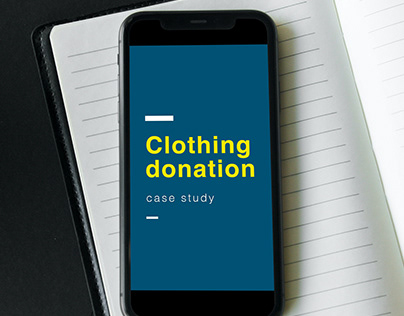 UX/UI | Clothing donation - Case study