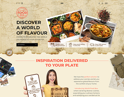 WORLD FOOD BOX - UI, Social media & Collaterals