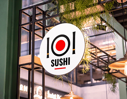 "101 Sushi" restaurant logo