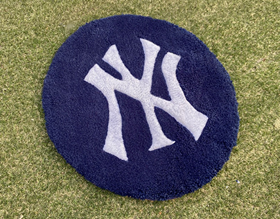 NY Yankees rug