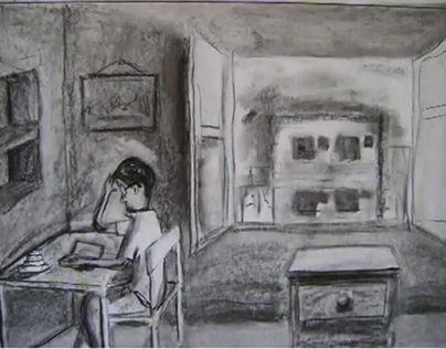 Stop Motion Animation ( Charcoal )