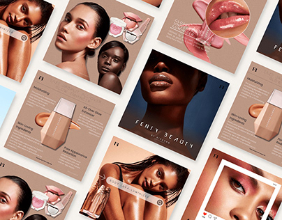Fenty Beauty Projects  Photos, videos, logos, illustrations and branding  on Behance
